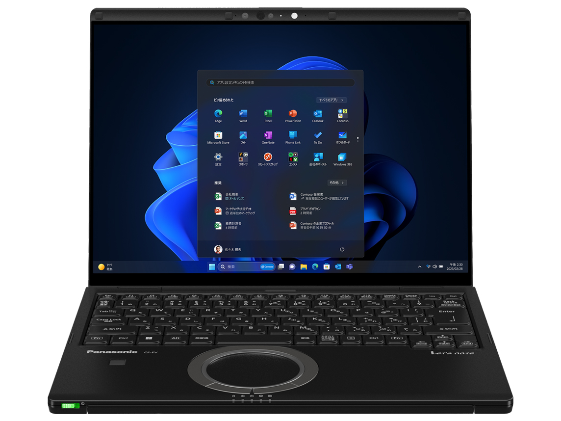 Panasonic CF-FV5UUCCP レッツノート 5Gモデル 32GB パナソニック Let's note FV5 プレミアムエディション 5Gモデル