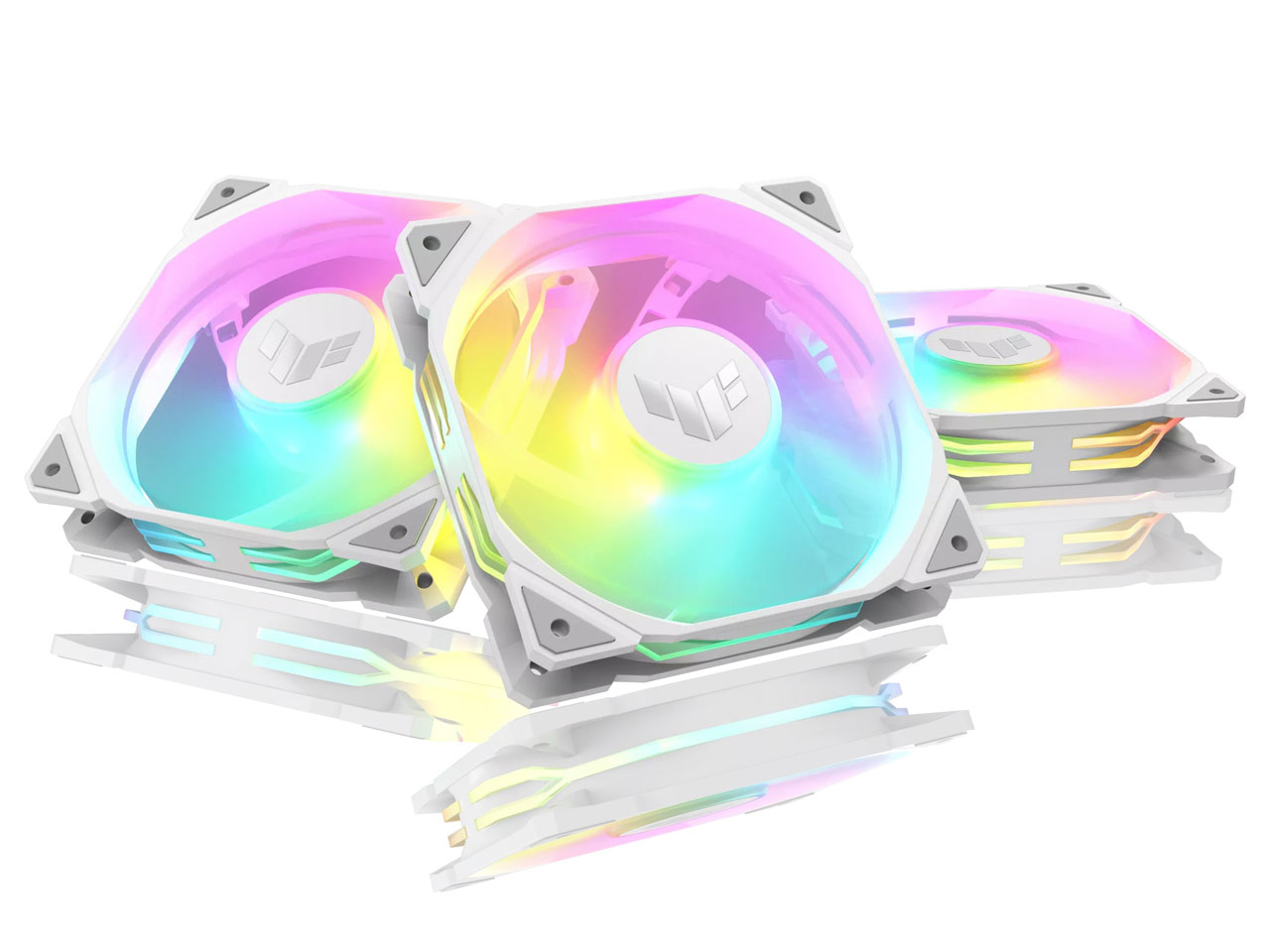 TUF GAMING TR120 FAN ARGB WHITE 3IN1 [�z���C�g] �̐��i�摜