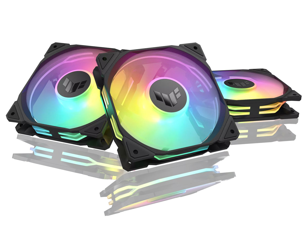 TUF GAMING TR120 FAN ARGB REVERSE BLACK 3IN1 [�u���b�N] �̐��i�摜