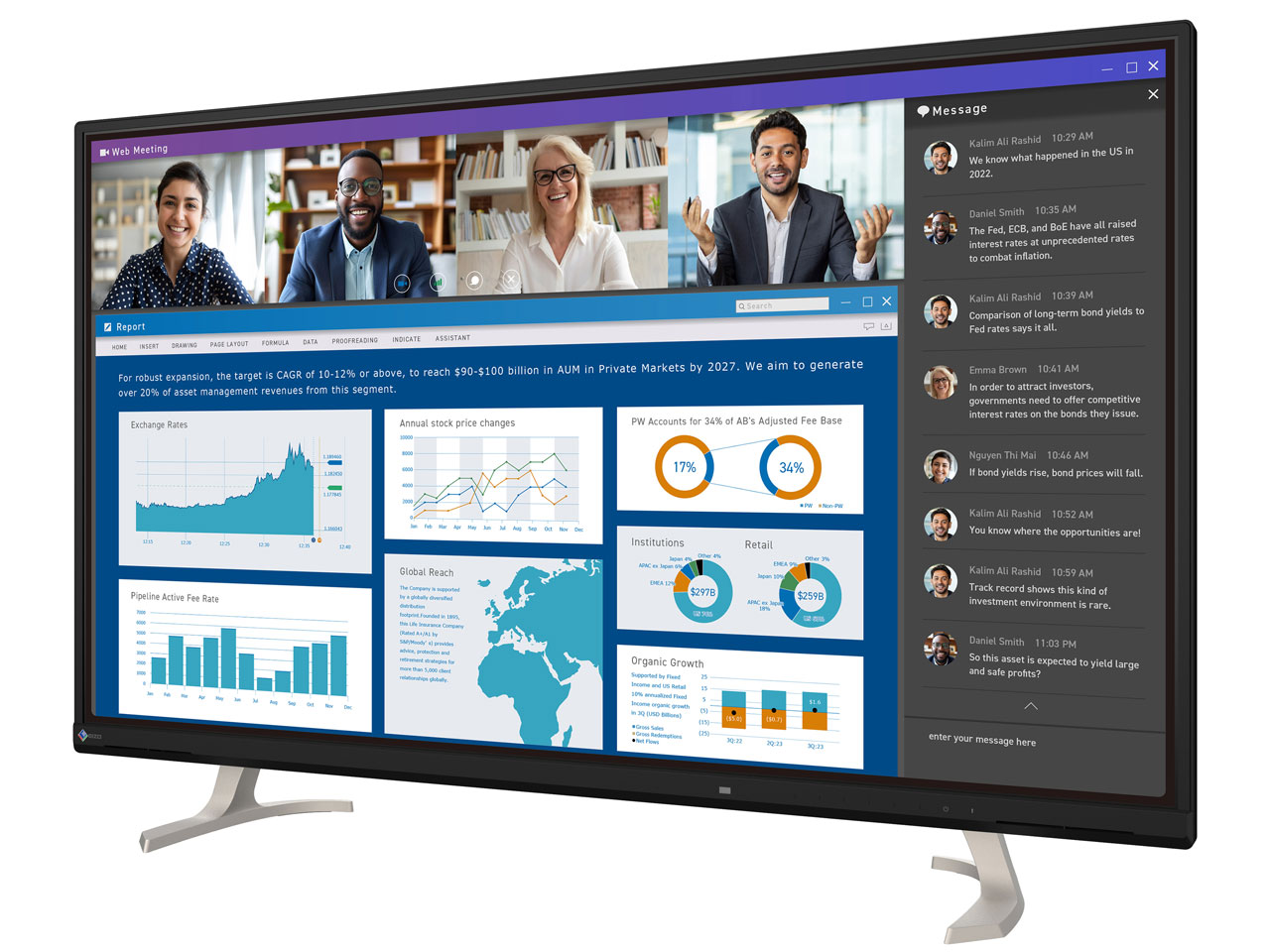 FlexScan EV4340X-WT [42.5�C���` �z���C�g]