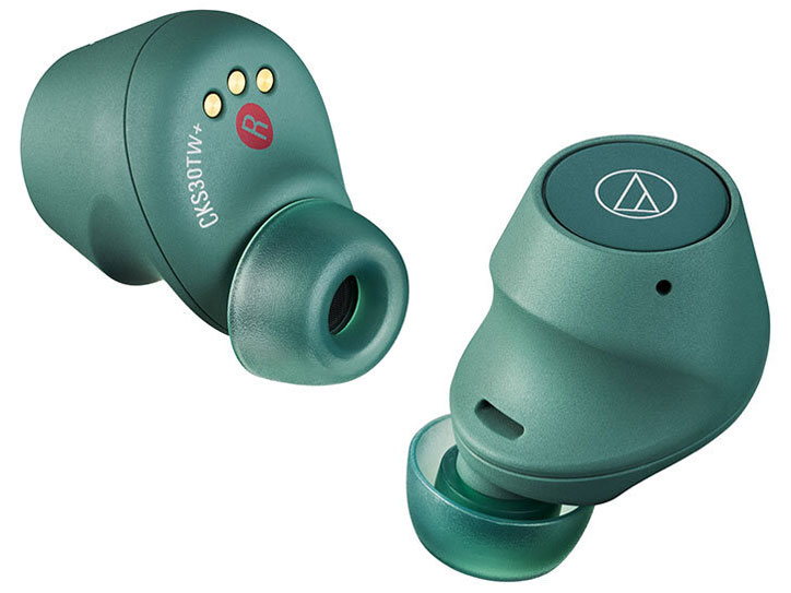 SOLID BASS ATH-CKS30TW+ GR [�G�o�[�O���[��]