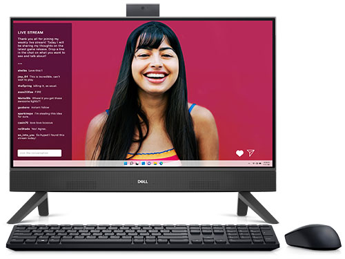 Inspiron 24 �I�[���C������ Core i5 1334U�E16GB�������[�E1TB SSD���ځE�A�[�`�X�^���h���f�� [�_�[�N�V���h�E�O���[] �̐��i�摜