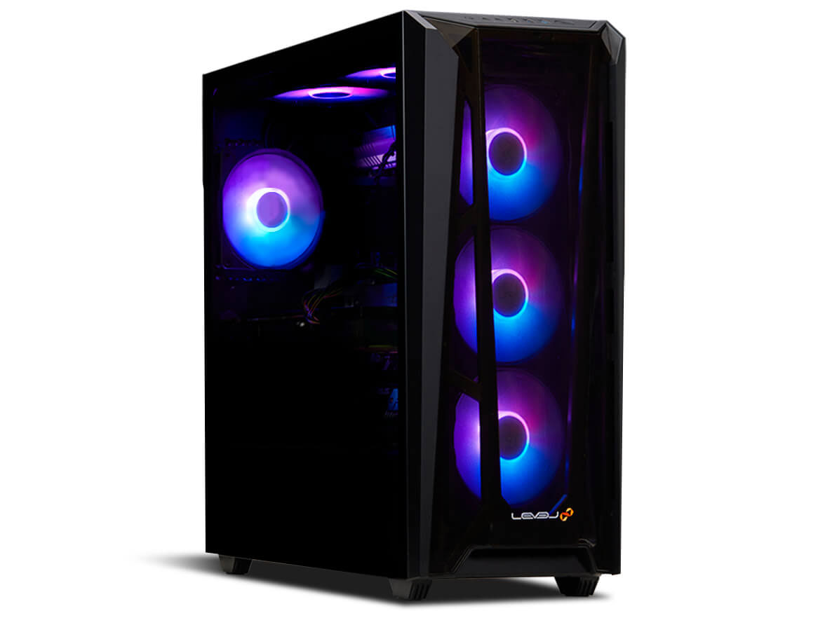 LEVEL�� Core i7 14700F/RTX 4060/16GB������/1TB NVMe M.2 SSD/Windows 11 Home [DSP��]/LEVEL-R676-147F-RLX [RGB Build] �̐��i�摜