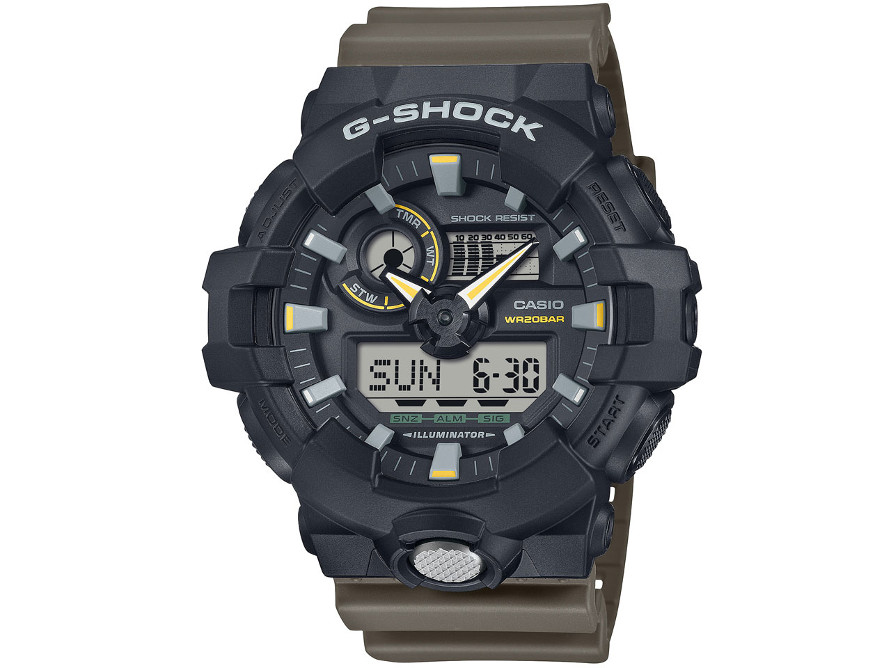 G-SHOCK Two tone utility colors GA-710TU-1A3JF