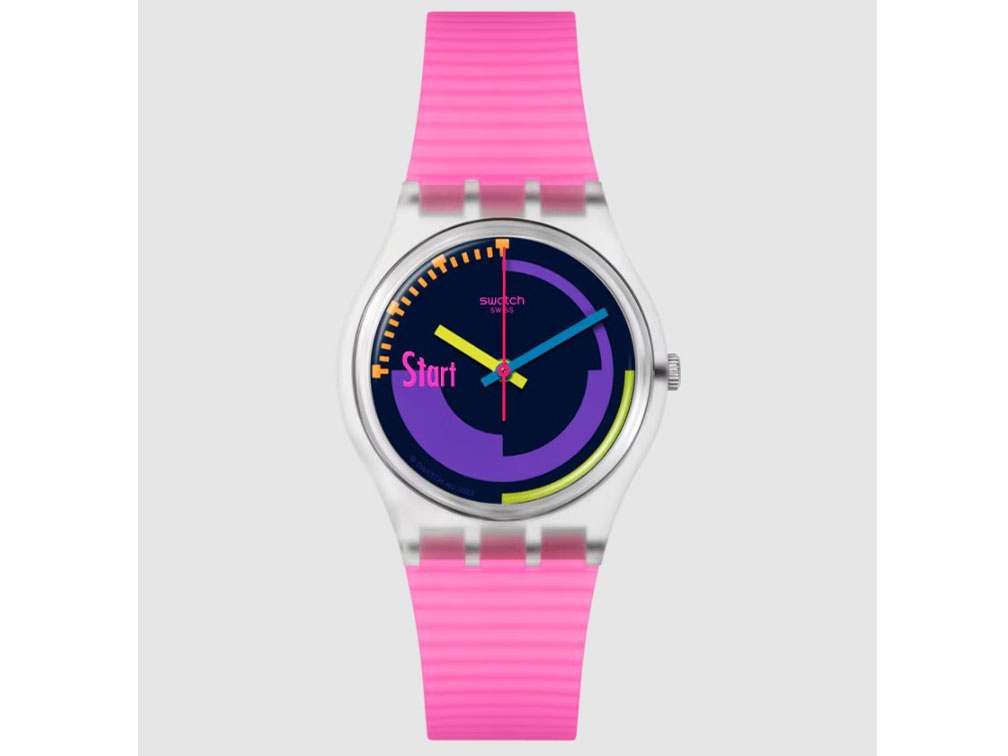 SWATCH NEON PINK PODIUM SO28K111 �̐��i�摜