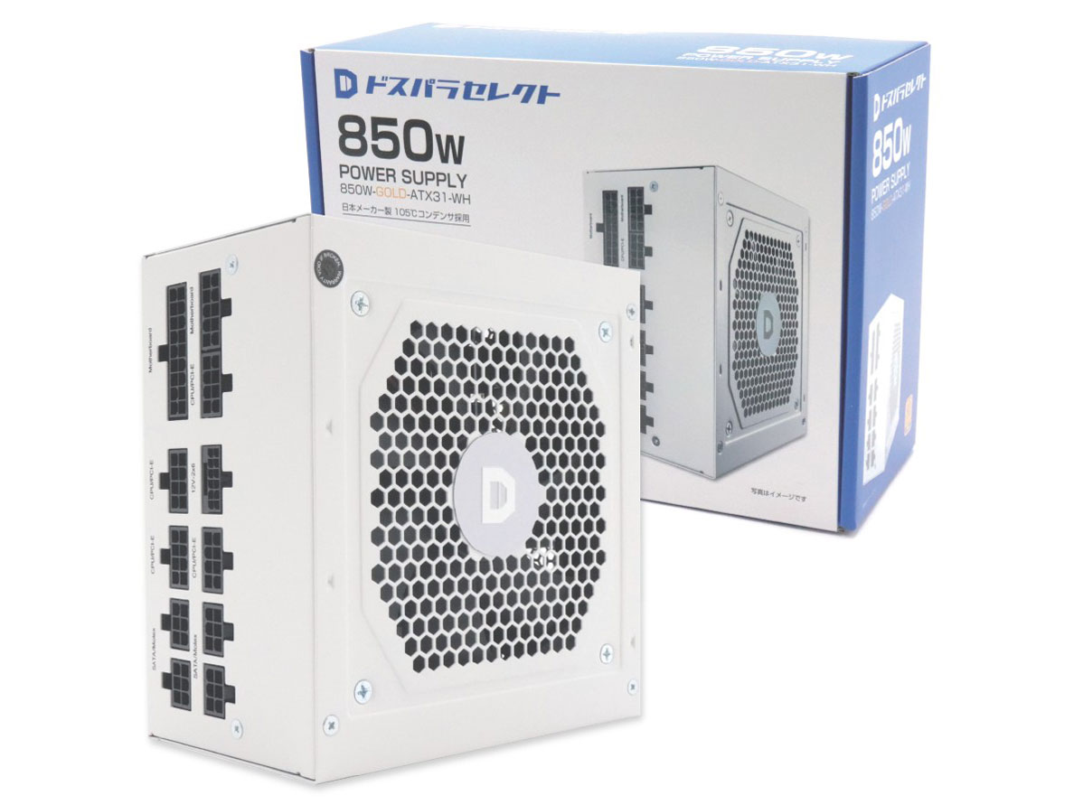 850W-GOLD-ATX31-WH [�z���C�g]