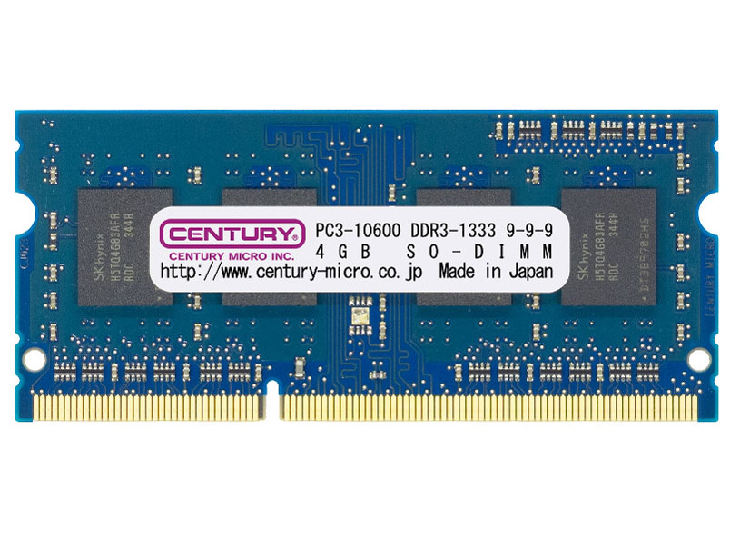 CK4GX2-SOD3U1333H [SODIMM DDR3 PC3-10600 4GB 2���g] �̐��i�摜