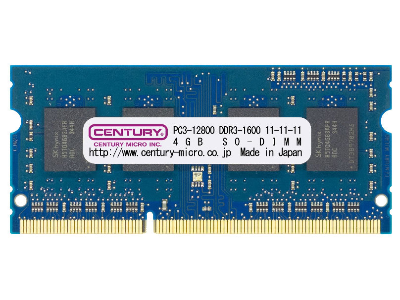 CK4GX2-SOD3U1600H [SODIMM DDR3 PC3-12800 4GB 2���g] �̐��i�摜