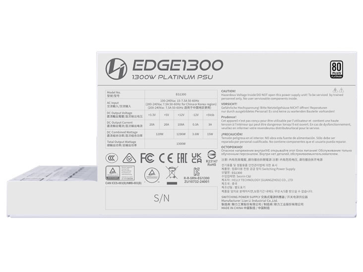 LL-EDGE PLATINUM 1300W WT [�z���C�g]