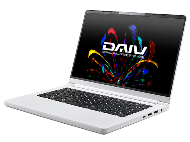 DAIV Core i7 13620H/RTX 4050/16GB������/500GB Gen4 NVMe SSD/14�^�t��HD�t�����ڃ��f�� R4-I7G50WT-B #R4I7G50WTBCCW101DEC �̐��i�摜