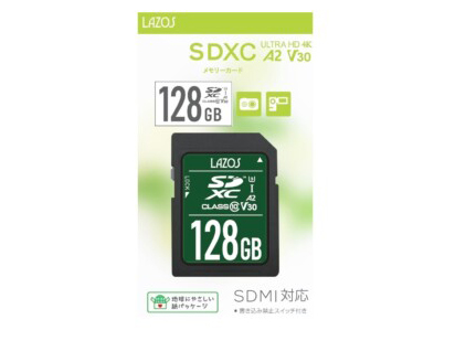 Lazos L-B128SD10-U3V30A2 [128GB] �̐��i�摜