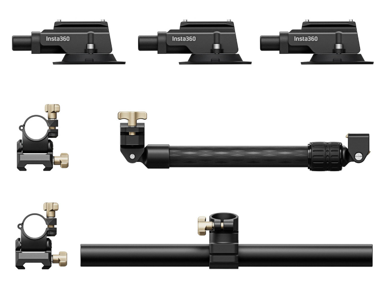 Insta360 �ԍڗp�g���v���z�Ճ}�E���g CINSBAVA �̐��i�摜