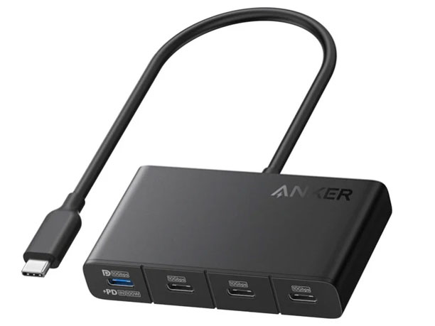 USB-C �n�u (4-in-1 10Gbps) A8340HA1 [�O���[] �̐��i�摜