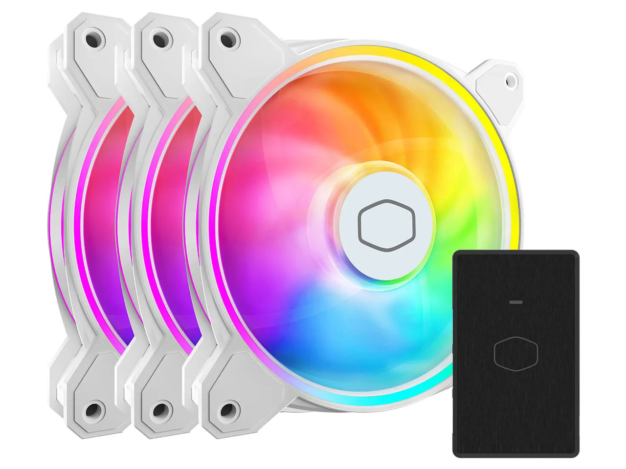 MasterFan MF120 Halo2 3in1 White Edition MFL-B2DW-213P2-R2 [�z���C�g] �̐��i�摜