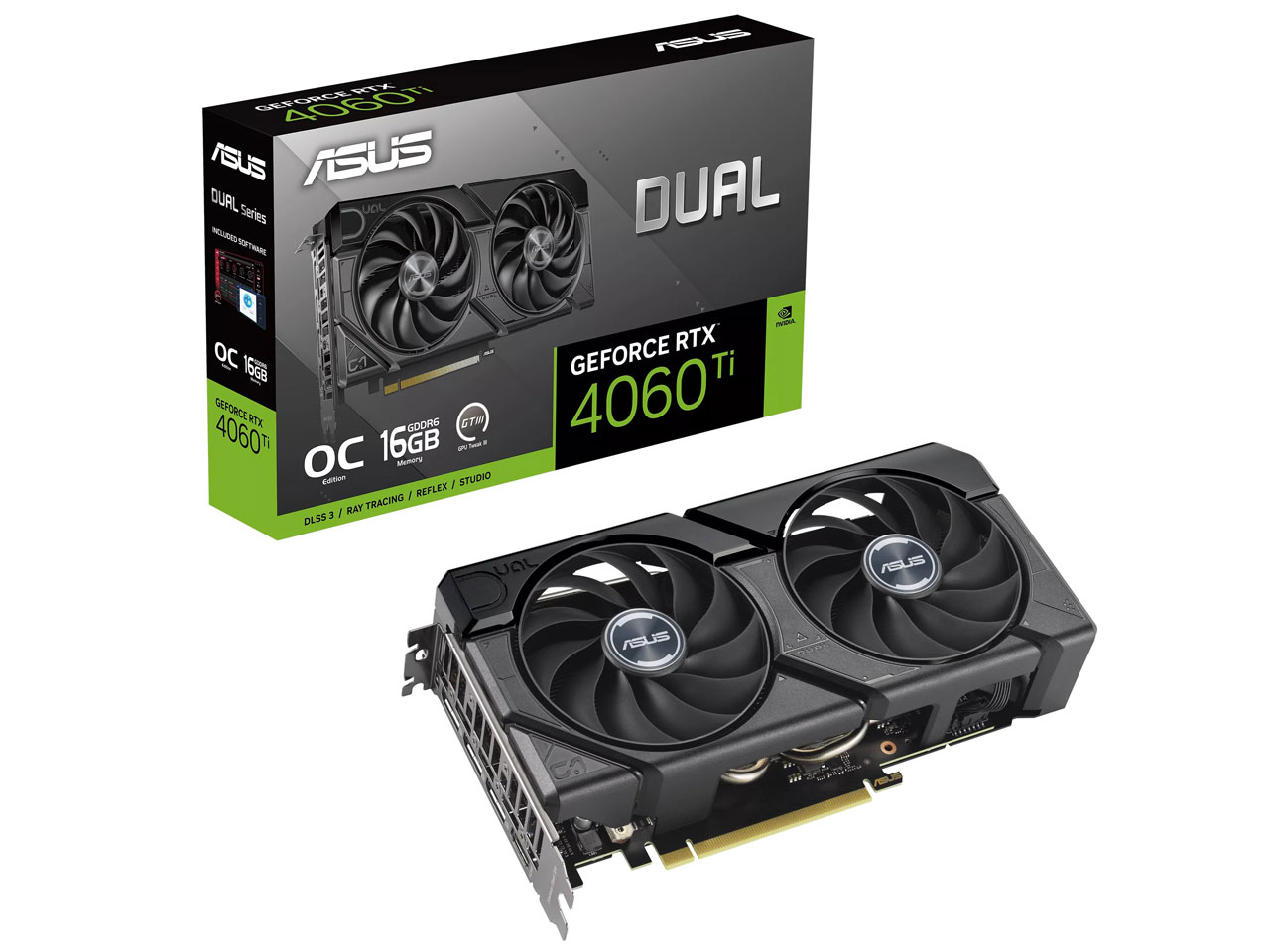DUAL-RTX4060TI-O16G-EVO [PCIExp 16GB] �̐��i�摜