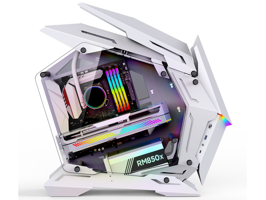 RAIZAN-433395 Ryzen 7 9700X/32GB������/1TB M.2 NVMe Gen4 SSD/RTX 4060/����N�[���[����/�J�X�^�}�C�Y���f�� [White] �̐��i�摜