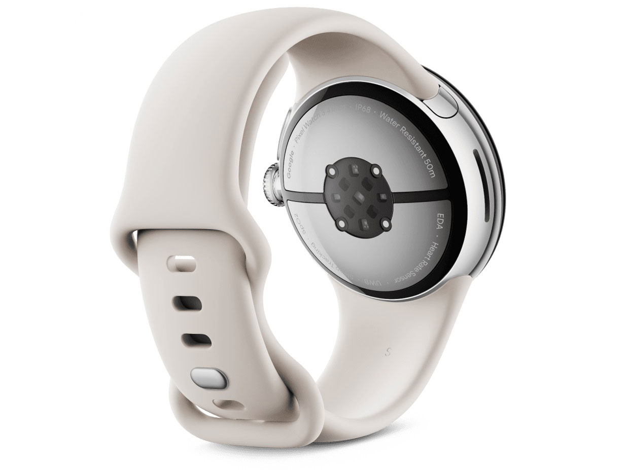 Pixel Watch 3 Wi-Fi���f�� 41mm GA05735-US [Polished Silver �A���~�P�[�X/Porcelain �A�N�e�B�u �o���h]