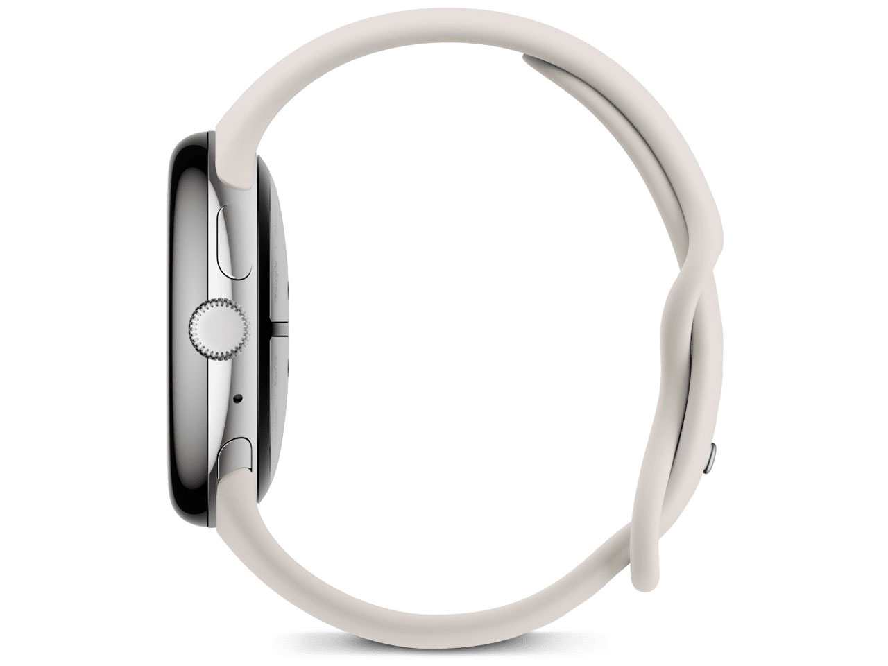 Pixel Watch 3 Wi-Fi���f�� 45mm GA05736-US [Polished Silver �A���~�P�[�X/Porcelain �A�N�e�B�u �o���h]