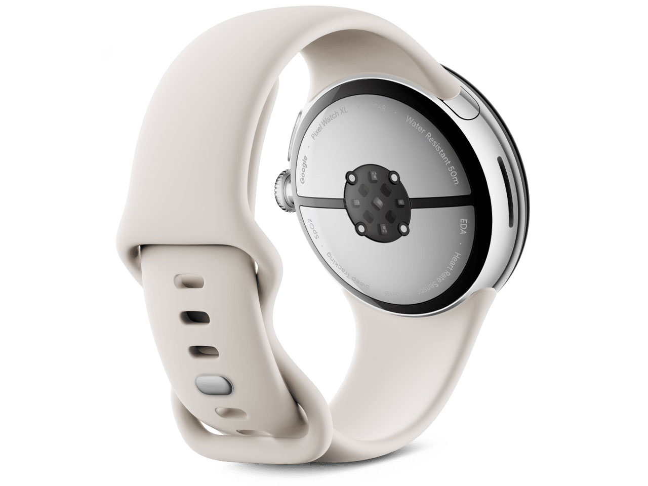 Pixel Watch 3 Wi-Fi���f�� 45mm GA05736-US [Polished Silver �A���~�P�[�X/Porcelain �A�N�e�B�u �o���h]