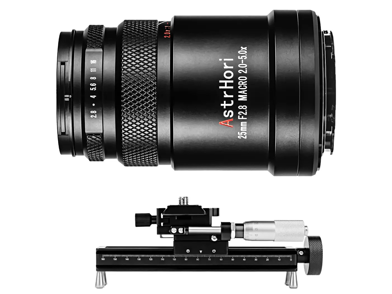 25mm F2.8 Macro 2.0X-5.0X �}�N���t�H�[�J�V���O���[���Z�b�g [�t�W�t�C�����p] �̐��i�摜