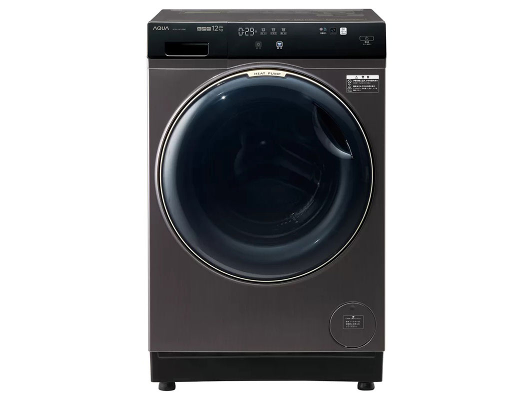 AQUA ドラム式洗濯機 AQW-DX12N 12kg 2022年製 AQW-DX12N | 容量：洗濯・脱水 12kg/乾燥 6kg | まっ直ぐドラム