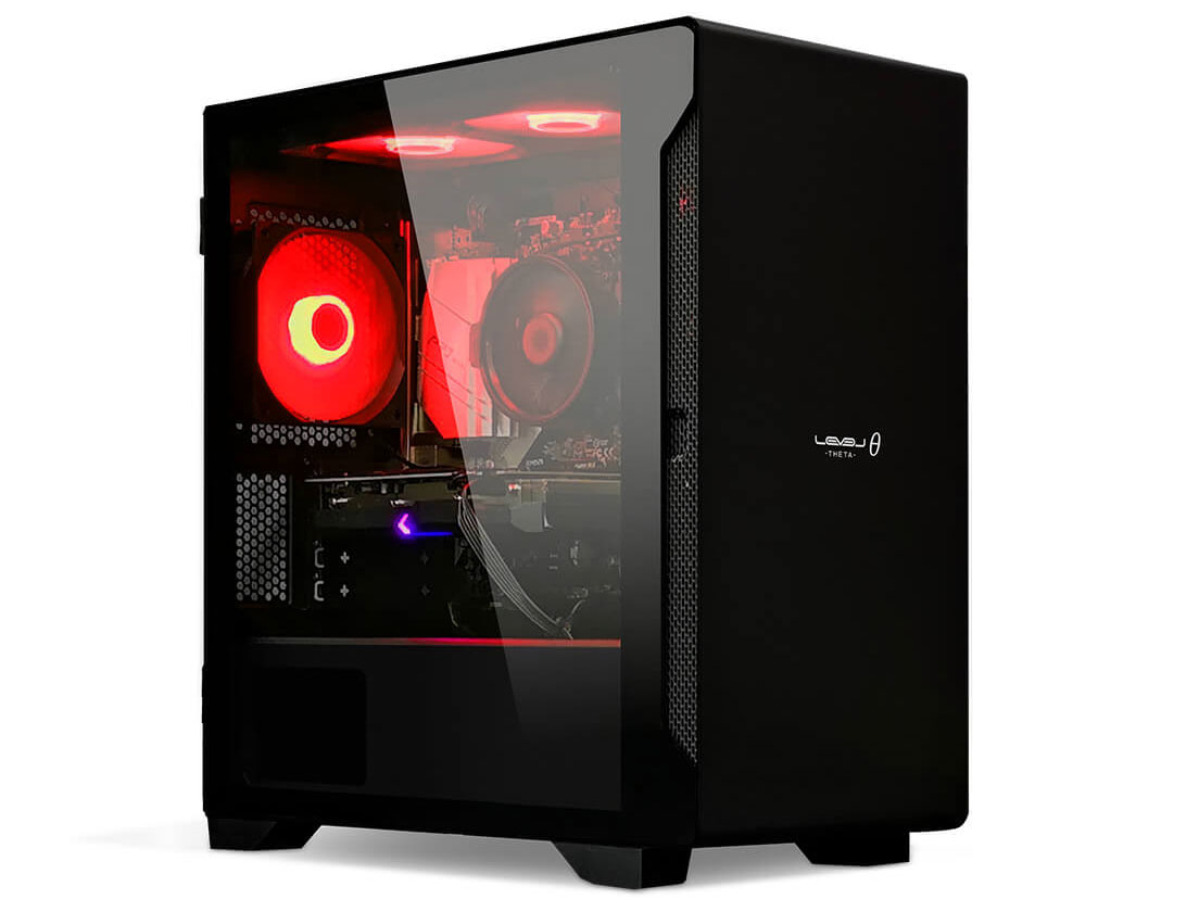 LEVEL�� Core i5 14400F�ERX 6600�E16GB�������E500GB NVMe M.2 SSD�ELEVEL-M17M-144F-DPX-BLACK [�u���b�N] �̐��i�摜