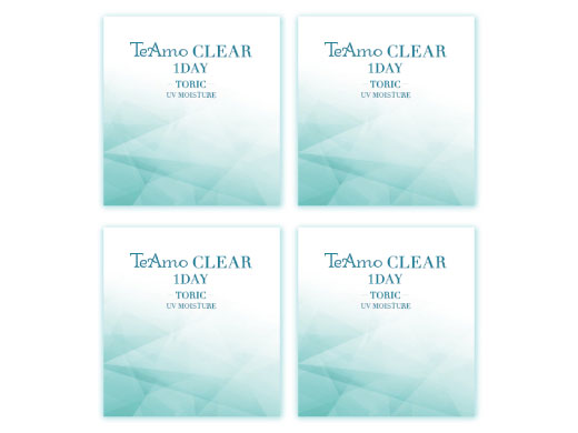 TeAmo CLEAR 1DAY TORIC �����p [30������ ×4��]