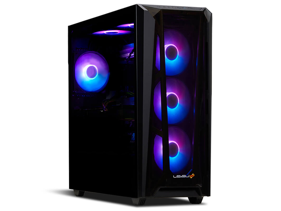 LEVEL�� Core i7 14700F�ERTX 4060Ti�E16GB�������E1TB NVMe M.2 SSD�EWindows 11 Home [DSP��]�ELEVEL-R676-147F-SLX [RGB Build] �̐��i�摜