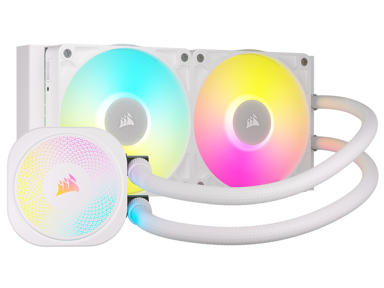 iCUE LINK TITAN 240 RX RGB WHITE CW-9061020-WW [�z���C�g] �̐��i�摜