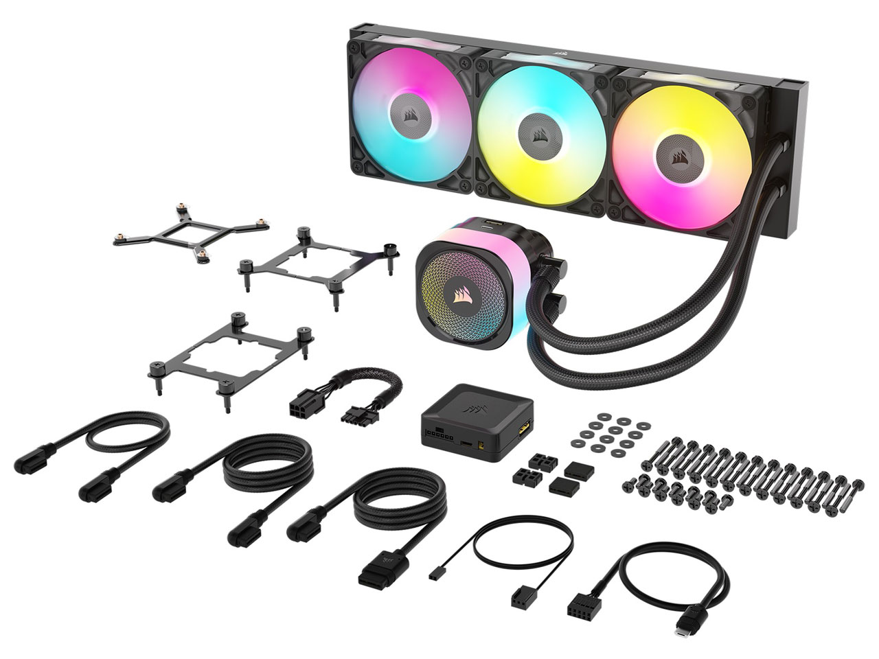 iCUE LINK TITAN 360 RX RGB CW-9061018-WW [�u���b�N]