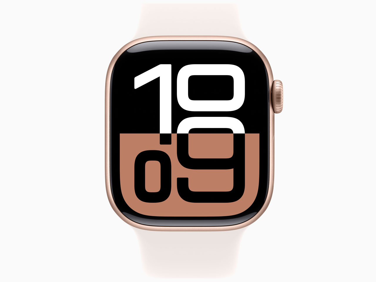 Apple Watch Series 10 GPS���f�� 42mm MWWH3J/A [���[�Y�S�[���h�E���C�g�u���b�V���X�|�[�c�o���h S/M]
