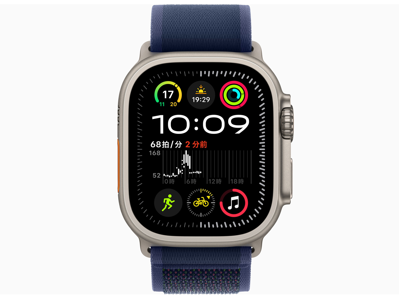 Apple Watch Ultra 2 GPS+Cellular���f�� 49mm MX4J3J/A [�i�`�������E�u���[�g���C�����[�v S/M]