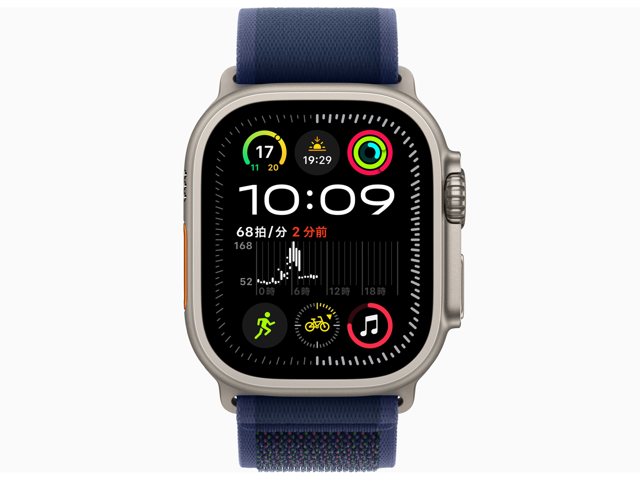 Apple Watch Ultra 2 GPS+Cellular���f�� 49mm MX4L3J/A [�i�`�������E�u���[�g���C�����[�v M/L]