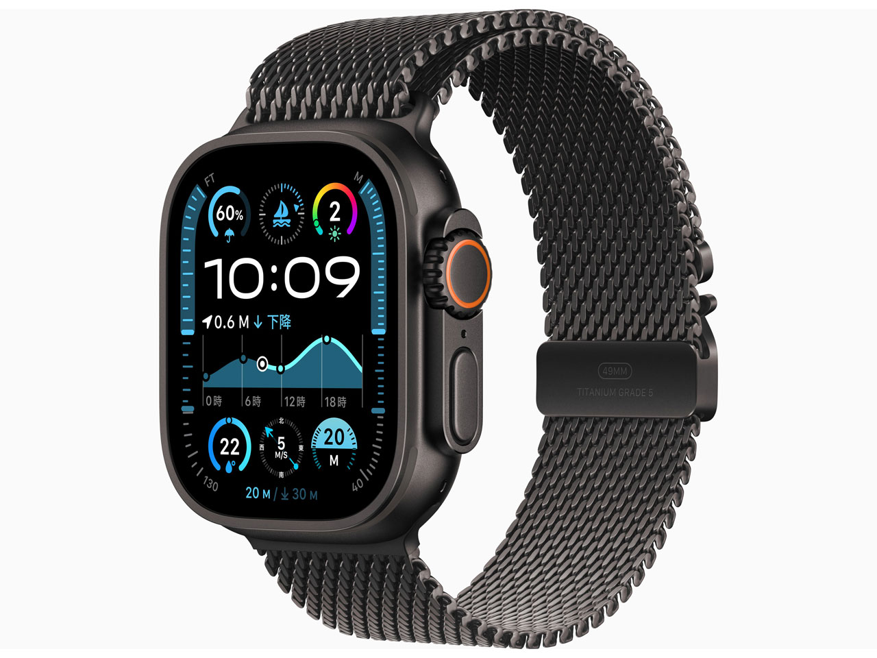 スマートフォン本体 Apple Watch Ultra Apple Apple Watch Ultra 2 GPS+Cellularモデル 49mm MX5U3J/A