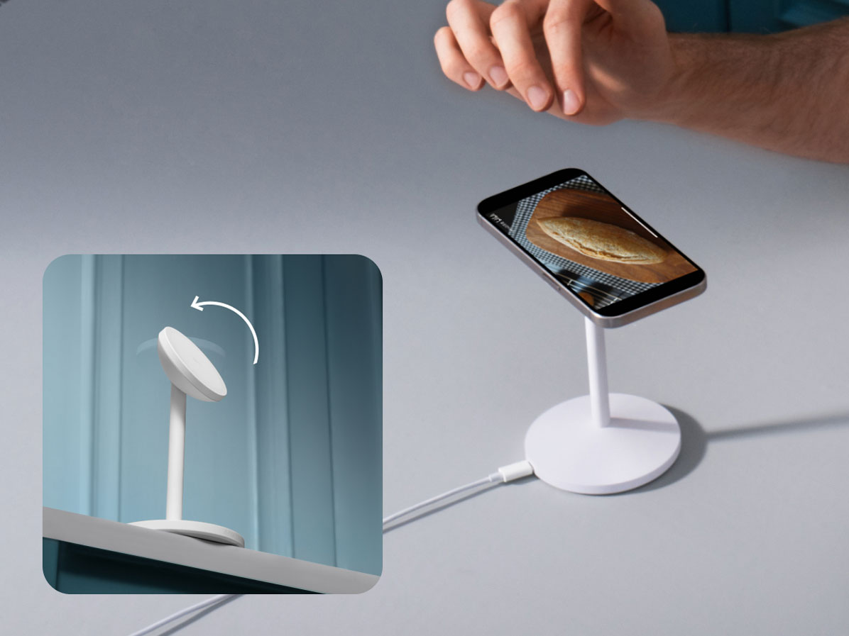 MagGo Wireless Charger (Stand) A25X1N21 [�z���C�g]