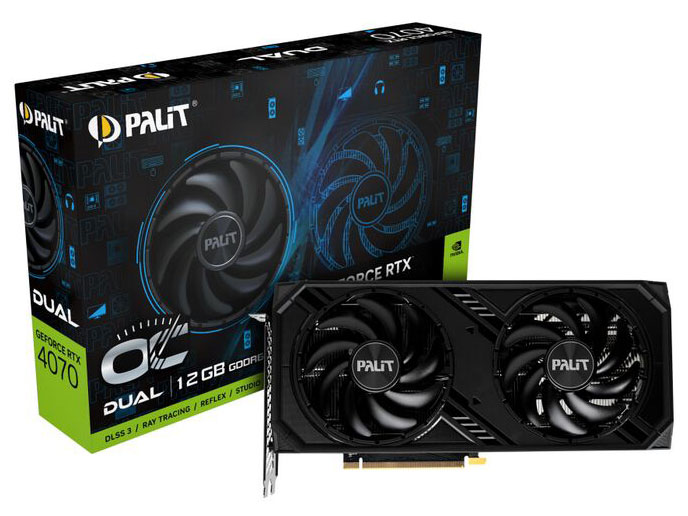NE64070S19K9-1048D (GeForce RTX 4070 Dual OC 12GB) [PCIExp 12GB] �h�X�p�����胂�f�� �̐��i�摜