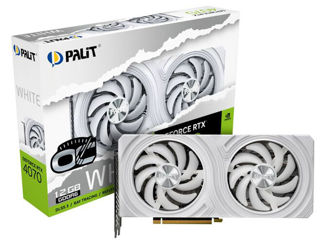 NE64070S19K9-1048L (GeForce RTX 4070 WHITE OC 12GB) [PCIExp 12GB] �h�X�p�����胂�f�� �̐��i�摜