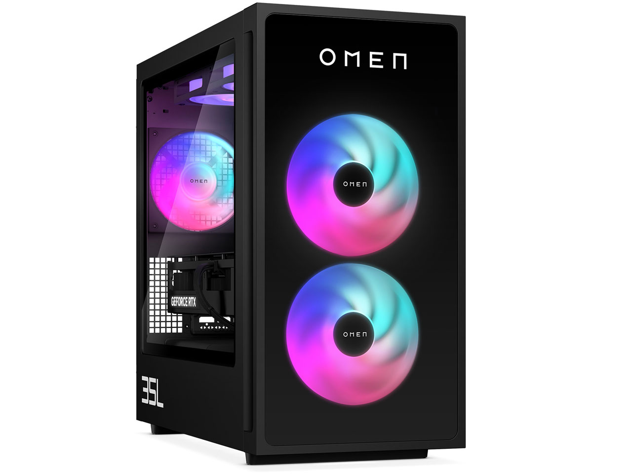 OMEN by HP 35L Gaming Desktop GT16 Ryzen 7 8700G�ERTX 4070 SUPER�E1TB SSD�E32GB�������EWindows 11 Home ���i.com���胂�f�� �̐��i�摜