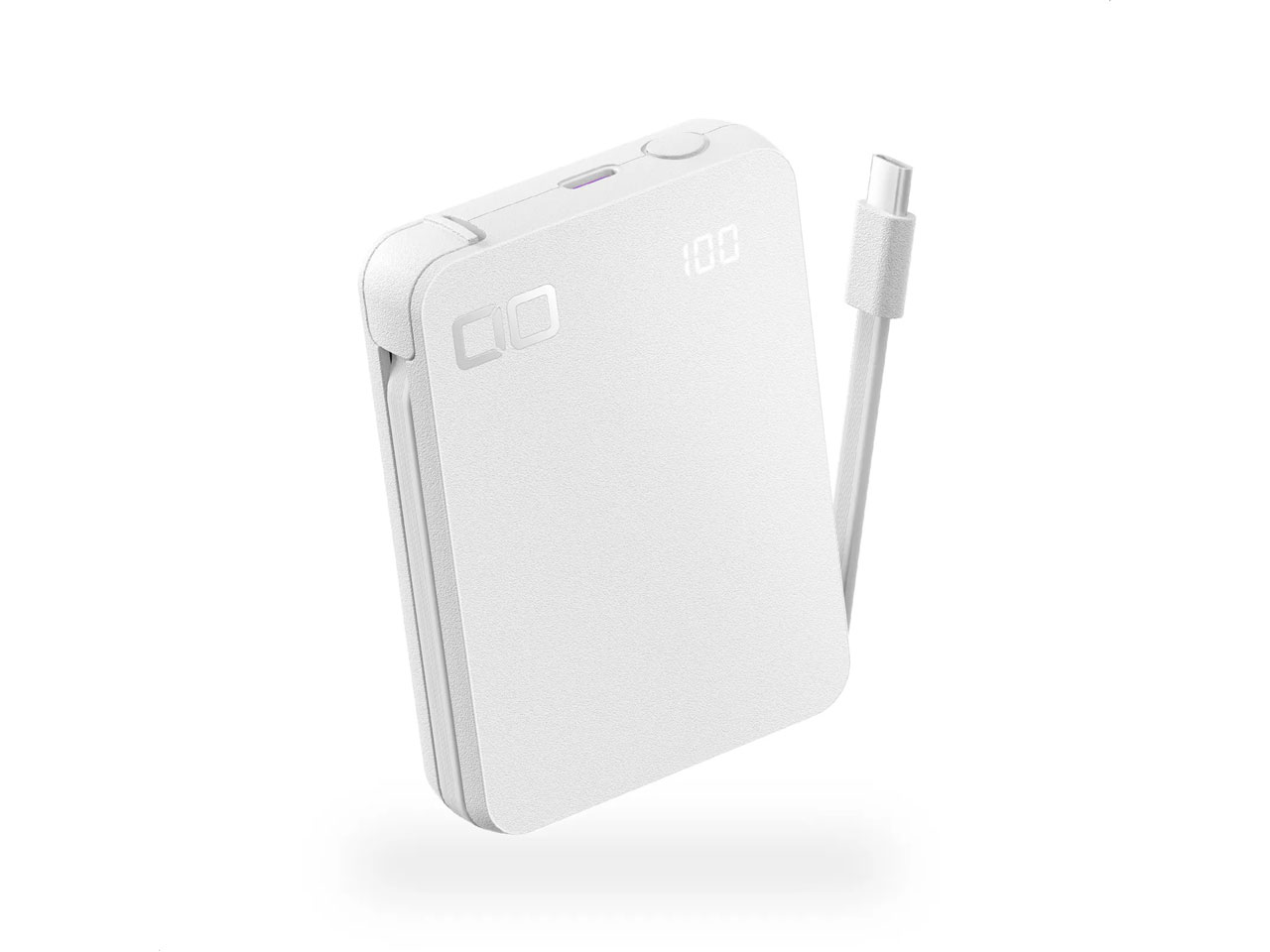 SMARTCOBY Ex SLIM Qi2 & Cable CIO-MB20W2C-5000-EX01-WH [�z���C�g] �̐��i�摜