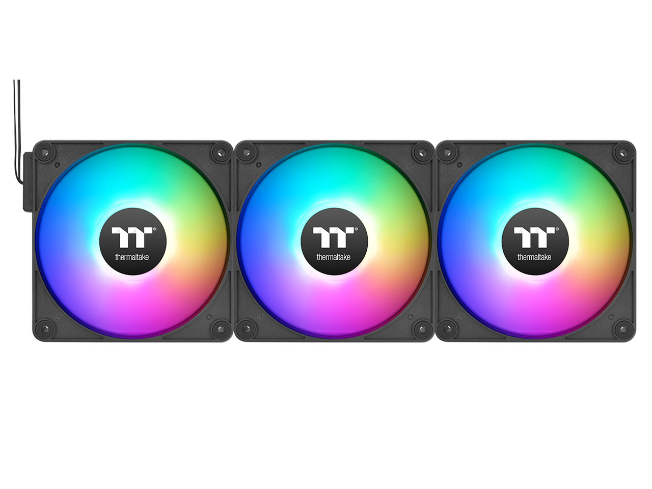 CT140 EX Reverse ARGB Sync PC Cooling Fan 3 Fan Pack CL-F193-PL14SW-A [�u���b�N] �̐��i�摜