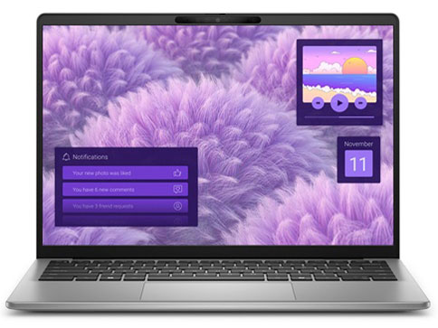 Inspiron 14 Snapdragon X Plus X1P-64-100�E16GB�������E512GB SSD���ڃ��f�� [�^�C�^���O���[] �̐��i�摜