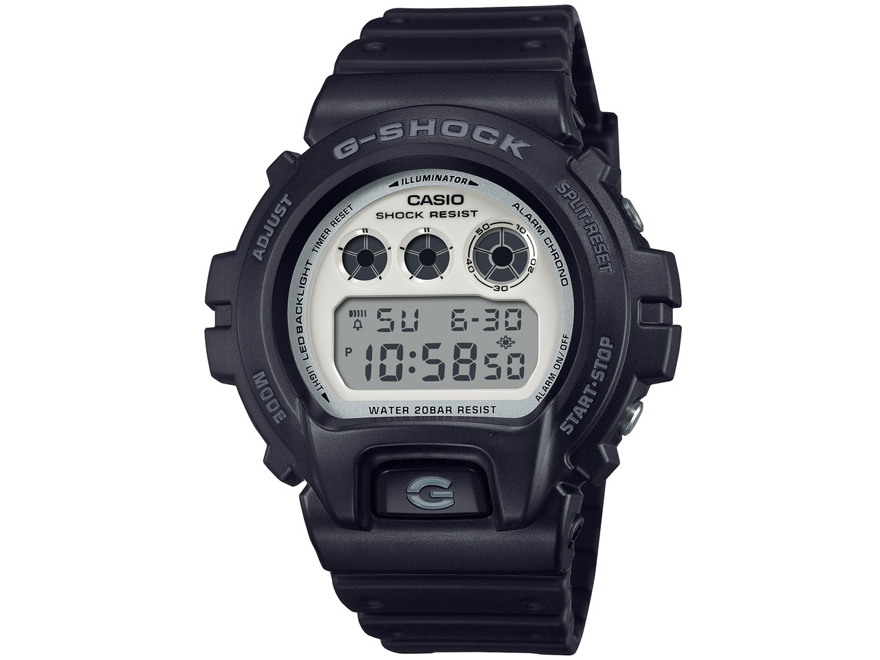 G-SHOCK Black and brilliant whiteシリーズ DW-6900WD-1JF