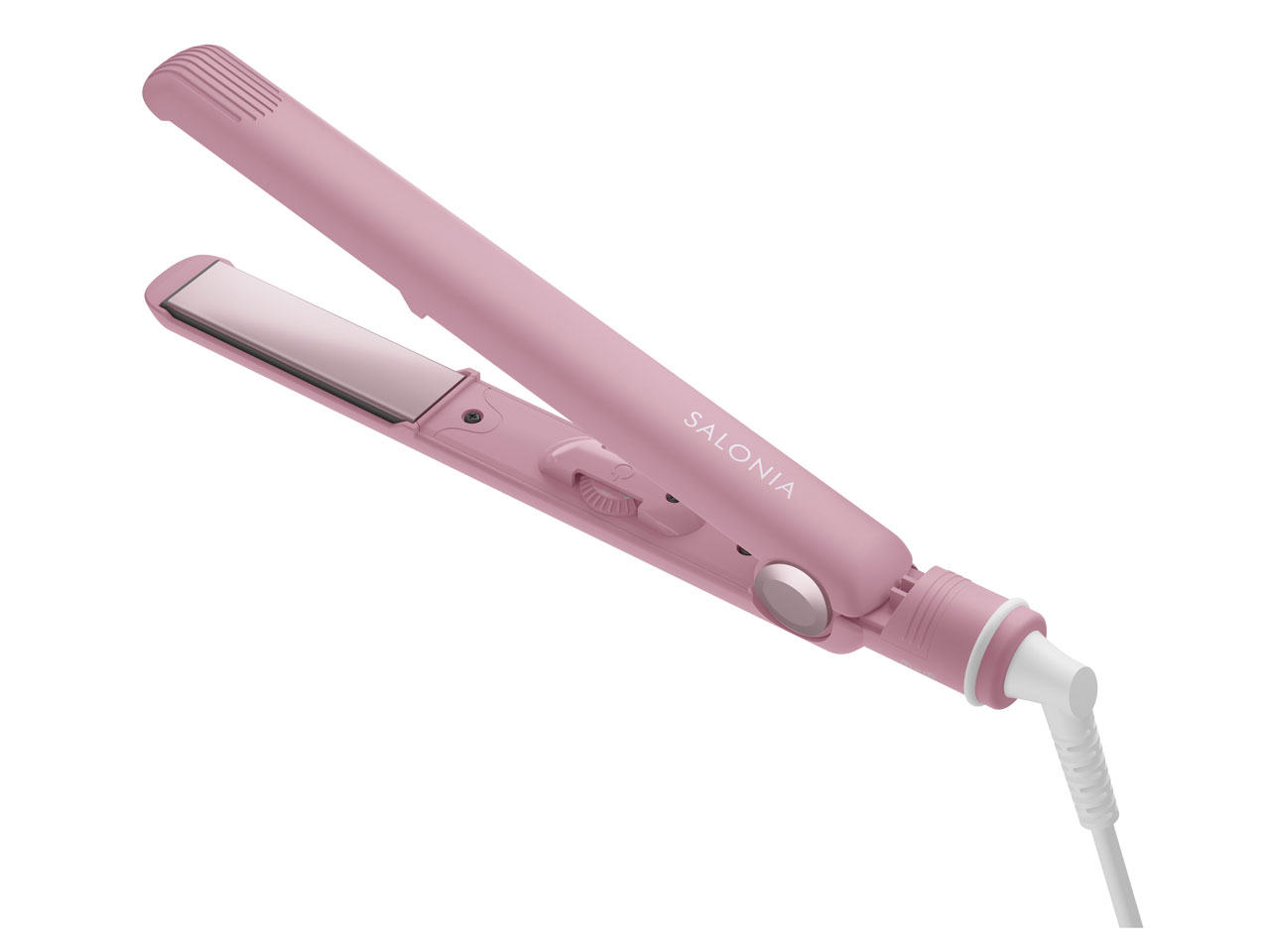 サロニア ストレート ヘアアイロン イオン ドライヤー マイニュアンス ピンク I-ne SALONIA ストレートヘアアイロン 24mm SL-004SMP [マイ