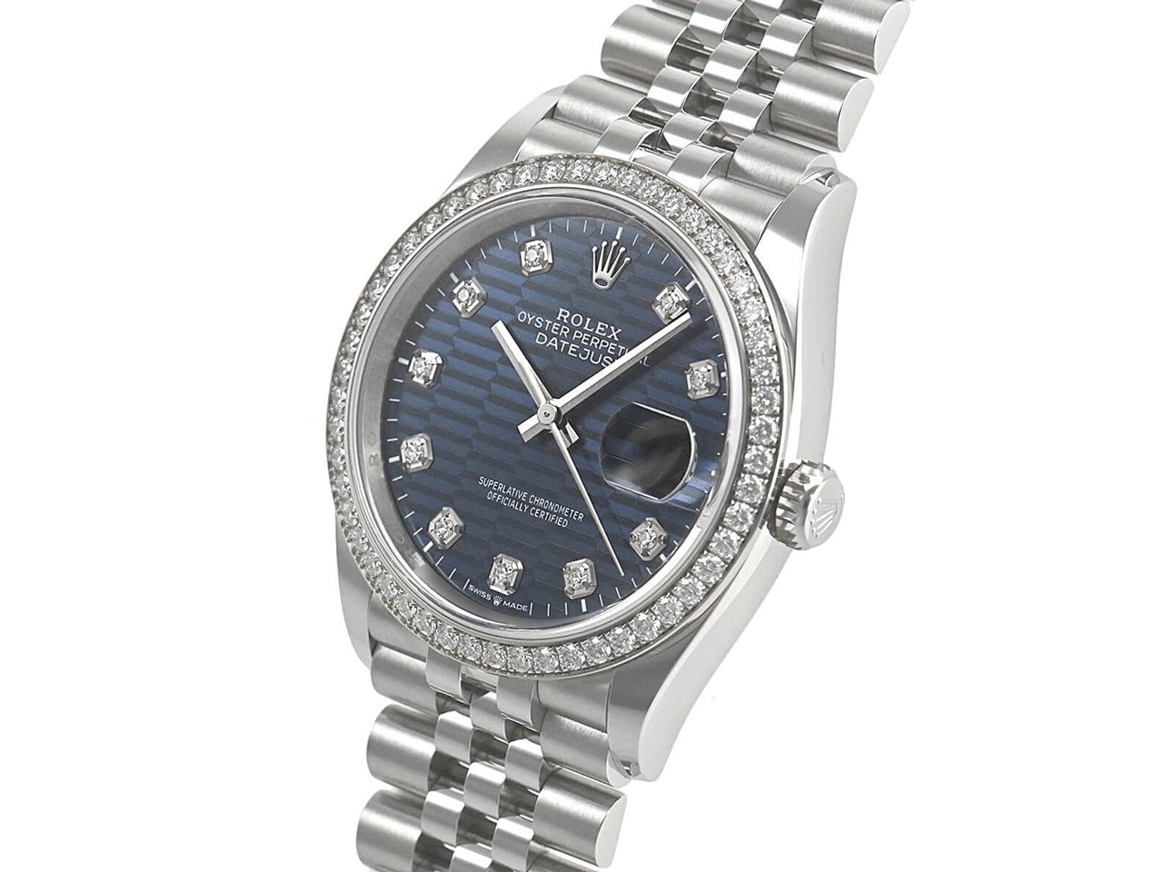 �f�C�g�W���X�g 126284RBR [�t���[�e�b�h���`�[�t 10P�_�C�� �W���r���[�u���X���b�g �u���C�g�u���[] �̐��i�摜