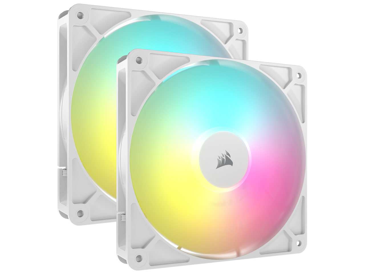 RS140 ARGB White Dual Fans CO-9050187-WW [�z���C�g] �̐��i�摜