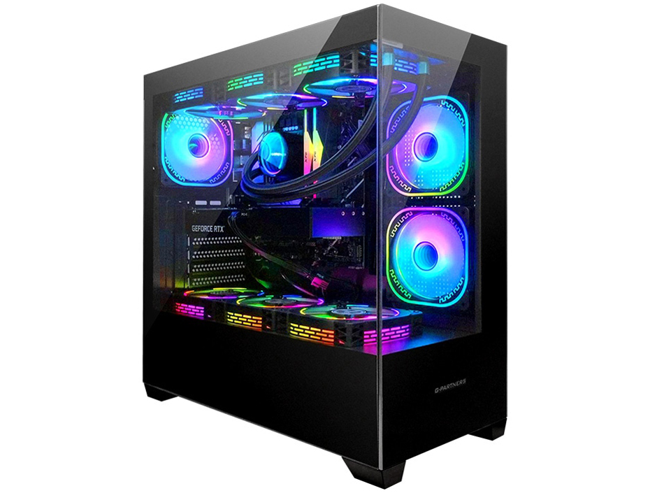 �� GP-V3 Ryzen 5 4500�ERTX 4060�ENVMe M.2 SSD 500GB�E16GB�������ECPU����t�@���EWindows 11 [�u���b�N] �̐��i�摜