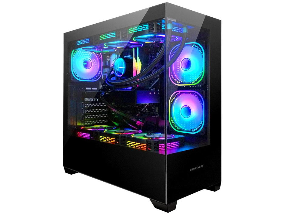 �� GP-V3 Core i7 14700F�ERTX 4080�ENVMe M.2 SSD 1TB�E32GB�������ECPU����t�@���EWindows 11 [�u���b�N] �̐��i�摜