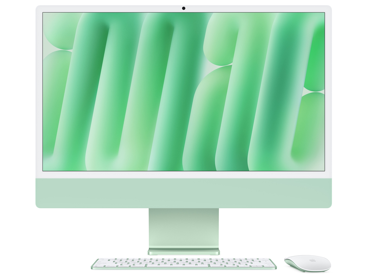 iMac 24�C���` Retina 4.5K�f�B�X�v���C���f�� M4�`�b�v 10�R�AGPU 256GB SSD 16GB������ MWUY3J/A [�O���[��] �̐��i�摜