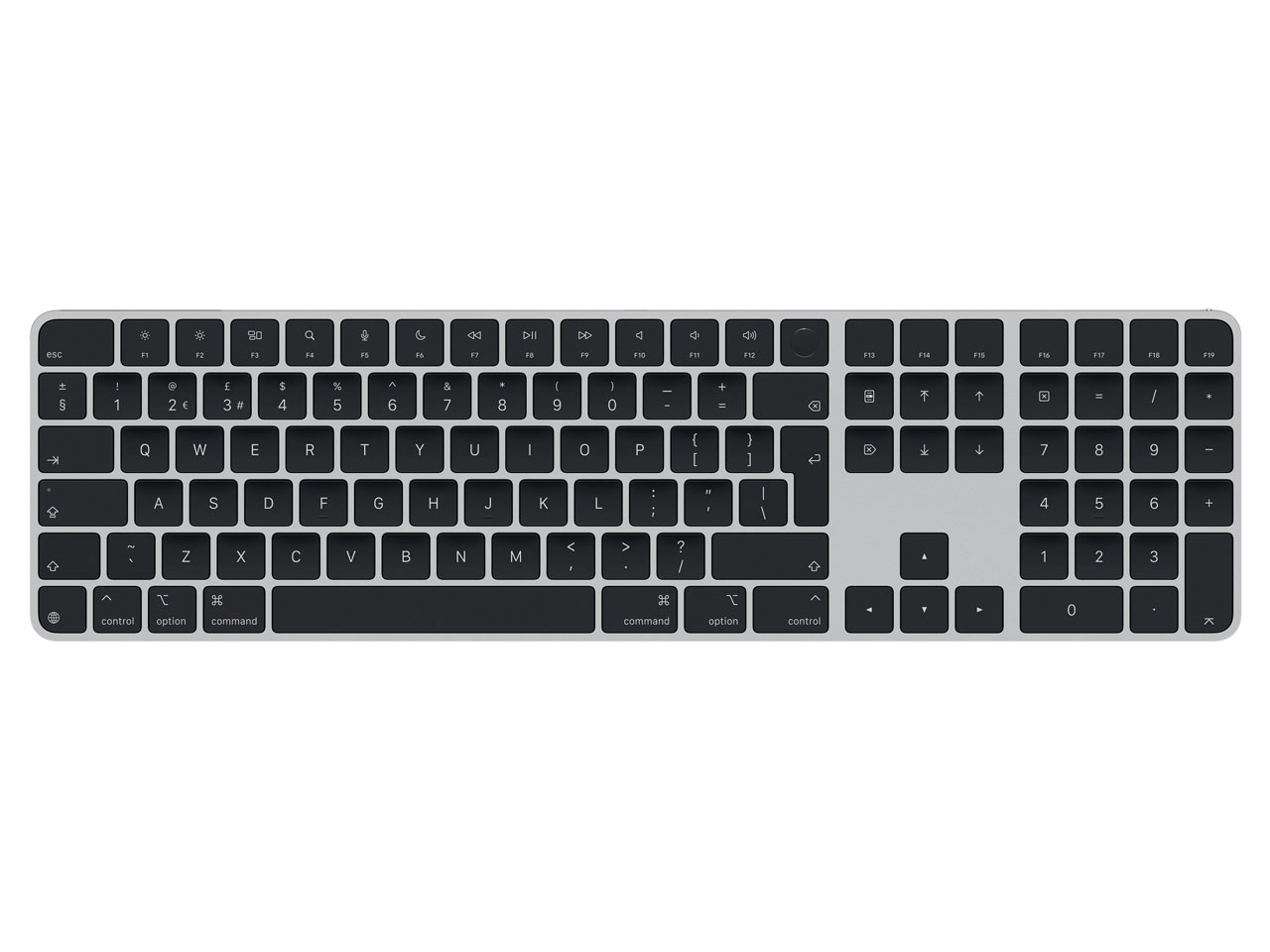 Magic Keyboard �e���L�[�t�� �p��(UK) MXK83BX/A [�u���b�N] �̐��i�摜