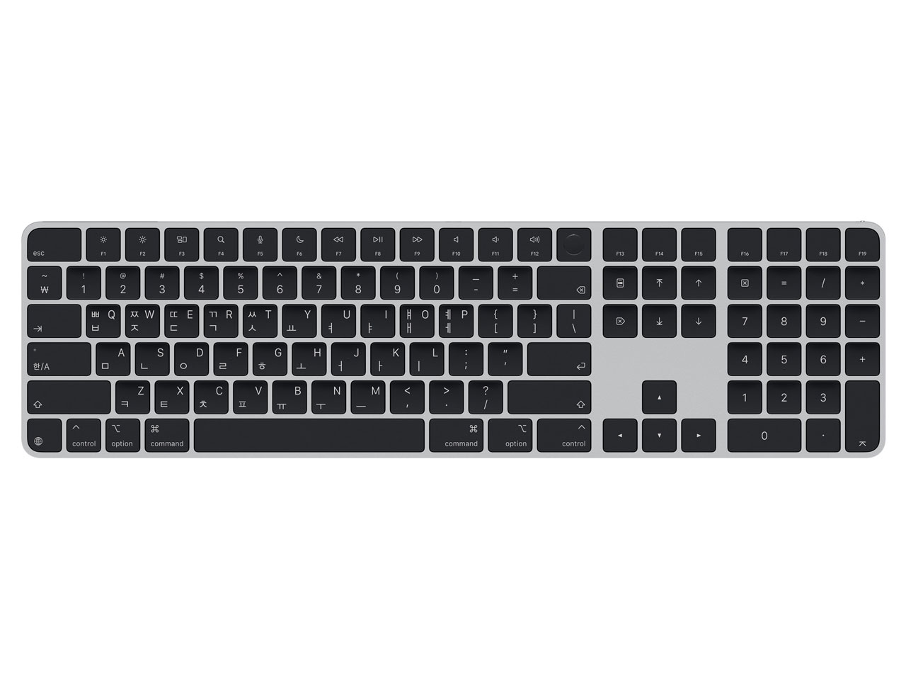 Magic Keyboard �e���L�[�t�� �؍��� MXK83KX/A [�u���b�N] �̐��i�摜